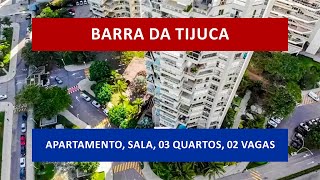 AP0733 - Barra da Tijuca, Condomínio Atlântico Sul, lindo apartamento, sala, 3 quartos, 2 vagas