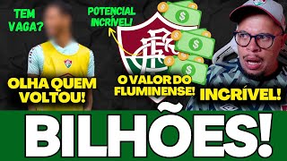 🚨REVELADO O VALOR DO FLUMINENSE, POTENCIAL INCRÍVEL, O MAIS TEMIDO, PODEMOS SER