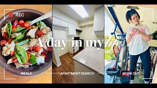 ✨ Single Mom of 3 day in the life / apartment search / workout with me / work routine