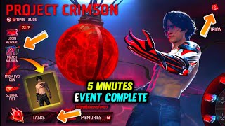 PROJECT CRIMSON EVENT COMPLETE KAISE KARE 🤯 FREE ORION CHARACTER