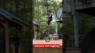 Unicycle and Juggling 🤹 Performance #shortvideo