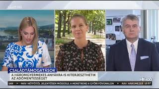 2023.09.15. A 3 gyerekes anyák is SZJA mentességet kaphatnak - HírTV