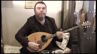 Nikos Tatasopoulos plays bouzouki made by Tasos Theodorakis.