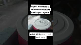 cek sound mode ugal ugalan pakai speaker 15 inch acr faboulus #shorts