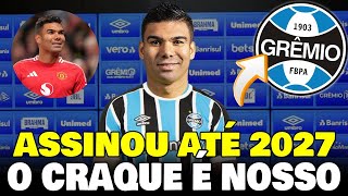 🚨BOMBA! ACERTOU AGORA! MINHA NOSSA! CONTRATAÇÃO FOI ANUNCIADA! NOTÍCIAS DO GRÊMIO HOJE