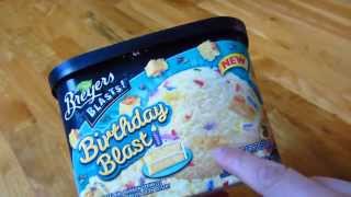 Breyers Ice Cream - Birthday Blast Flavor Unboxing