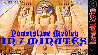 Full Powerslave Album in 7 minutes - IRON MAIDEN - Drums!