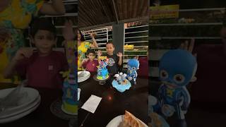 Parabéns para o príncipe Nicolas #lucasneto #parabéns #filho #pizzaria #felicidades #amor #viral #fy