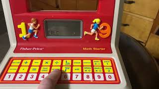 Vintage 1988 Fisher-Price Electronic Math Starter 6602