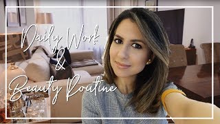 EVERYDAY WORK & BEAUTY ROUTINE | Spend a Day In London with Me Vlog | JASMINA PURI