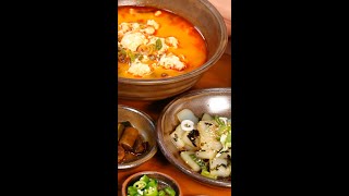 힐링 요리 순두부 찌개, 청포묵 김가루 무침 [2024.10.21]