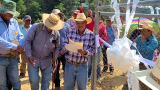 Inaguracion de Obra  para el Pueblo de Tejocotes