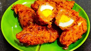 Onion Egg pakoda || Egg pakoda ||Egg bajji || Onion Egg Crispy Fry ||Tea Time Snack#COOKINGIDEAS