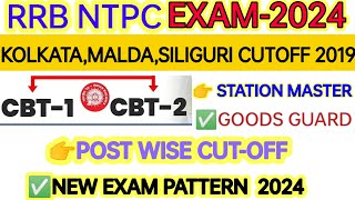 railway NTPC Kolkata & malda zone post wise  cutoff एक साथ🔥RRB NTPC goods guards final cutoff 2022🔥