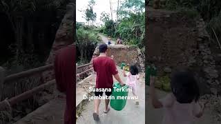 Aktifitas jadi seperti ini karena jembatan putus #shorts