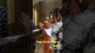 faltu behind the scenes, pappi kar raha faltu se shadi#love #trending #reels