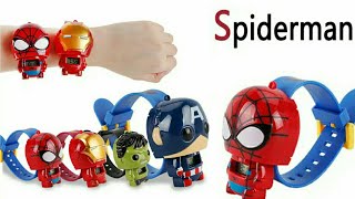 Drama beli jam tangan anak robot iron man avanger imoo keren banget,jam tangan anak anak