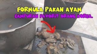 Formula Pakan Ayam Kuteja, Youghurt, Lalaban dan Menu Pavorit Korea. Ayam Montok2.