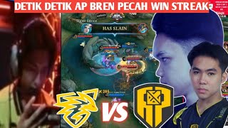 DETIK DETIK RAJA TERAKHIR PECAH WIN STREAK | ONIC PH VS AP BREN MPL PH - #mplphilippines