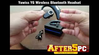 Yuwiss Y6 Wireless Bluetooth Headset Earpiece - Review, Unboxing, Instruction, Features