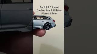 Audi RS 6 Avant Carbon Black Edition Florett Silver #audi #rs6avant #minigt #carbon #blackedition