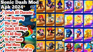 Update!! Sonic Dash Mod Apk V8.0 | Sonic Dash Mod Apk Latest Version Terabaru | Unlock All Character