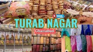 Turab Nagar Market Ghaziabad | Festival Time | Suits, Co ord sets,Rakhi &  jewellery | K travel vlog