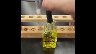 Reaction #6:  Potassium chromate and silver nitrate solutions