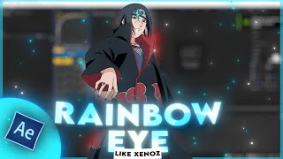 Rainbow Eyes Like XENOZ(Retuurn, JAYKAR) || After Effect AMV Tutorial