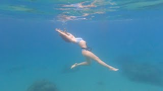 Underwater dance. Philippines