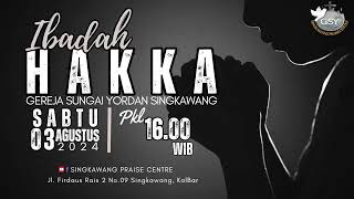 3824 Ibadah bahasa hakka skw. Gereja sungai yordan Singkawang Prase Centre.