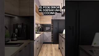 El peor error al diseñar una cocina!!!🚫⚠️❌️..#diseñodecocinas #diseñodeinteriores #kitchendesign