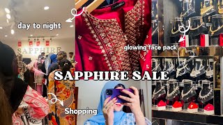 SAPPHIRE SUMMER SALE ❤️ | Shopping vlog 😍| day to night | skin care| my weight loss tea| she’s vlog👑