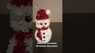 Awesome Snowman Christmas Decoration