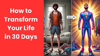 How to Transform Your Life in 30 Days