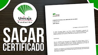 ✅Como SACAR Certificado De Titularidad En Unicaja (2025)🔴