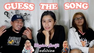 Can You Guess the Taylor Swift Song Challenge ft. Kirsten and TAKI