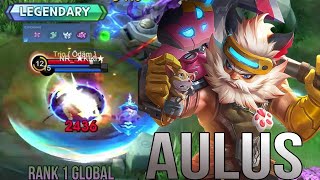 AULUS SUPER CARRY LEGENDARY GAMEPLAY | BEST BUILD 2024 MOBILE LEGENDS