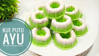 CARA MUDAH MEMBUAT KUE PUTU AYU | Hasilnya lembut anti gagal !!!