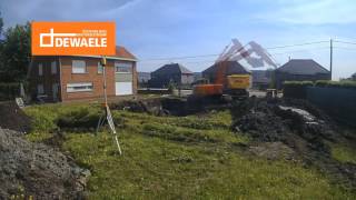 Dewaele Houtskeletbouw / Dewaele Ossature Bois: Timelapse grondwerken / des travaux de terrassement