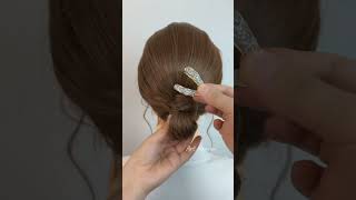 Easiest Hairstyle With Beautiful Looking Hair Clip 💙