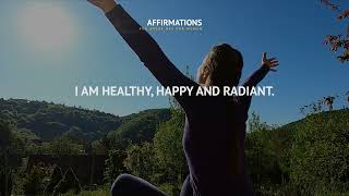 I am dedicated to improving my health. Affirmations for healing with music 432HZ.