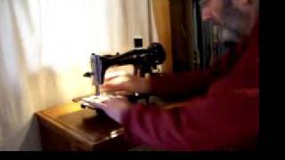 Vintage, Heavy-Duty Singer 15-91 Sewing Machine Demo