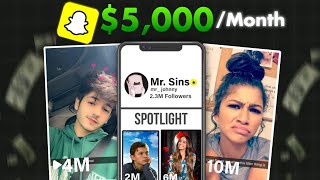 How To Earn Money From Snapchat In 2024? (Full Guide) $5k/Month. Make Money Online