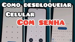 Como desbloquear celular com senha PIN padrão letra e número sem formatar.🧐