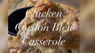 Chicken Cordon Bleu Casserole || Pollo Cordon Bleu