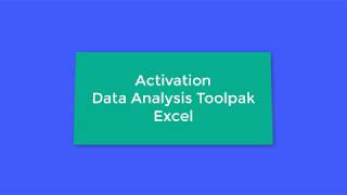 Data Analysis Toolpak Activation in Excel 2016