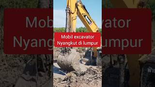 mobil excavator bermain lumpur keren #shorts #viral #excafator #mainanberlumpur