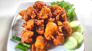 Unique Crispy Cauliflower Pakora ll How To Cook Crispy Cauliflower Pakora Recipe ll Easy Cuisine Hub