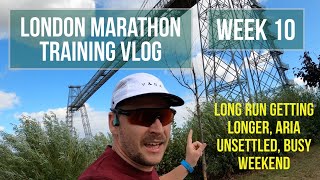 London Marathon Training Vlog Week 10 - long run getting LONGER, baby UNSETTLED, BUSY weekend